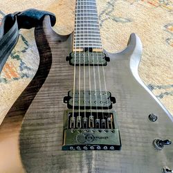 2017 Schecter KM-7 MK-II (WMI Korea)   EverTune & Instrumental pickup  Modded