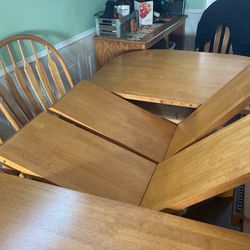Kitchen Table 6 Chairs, 