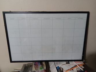A Whiteboard calendar