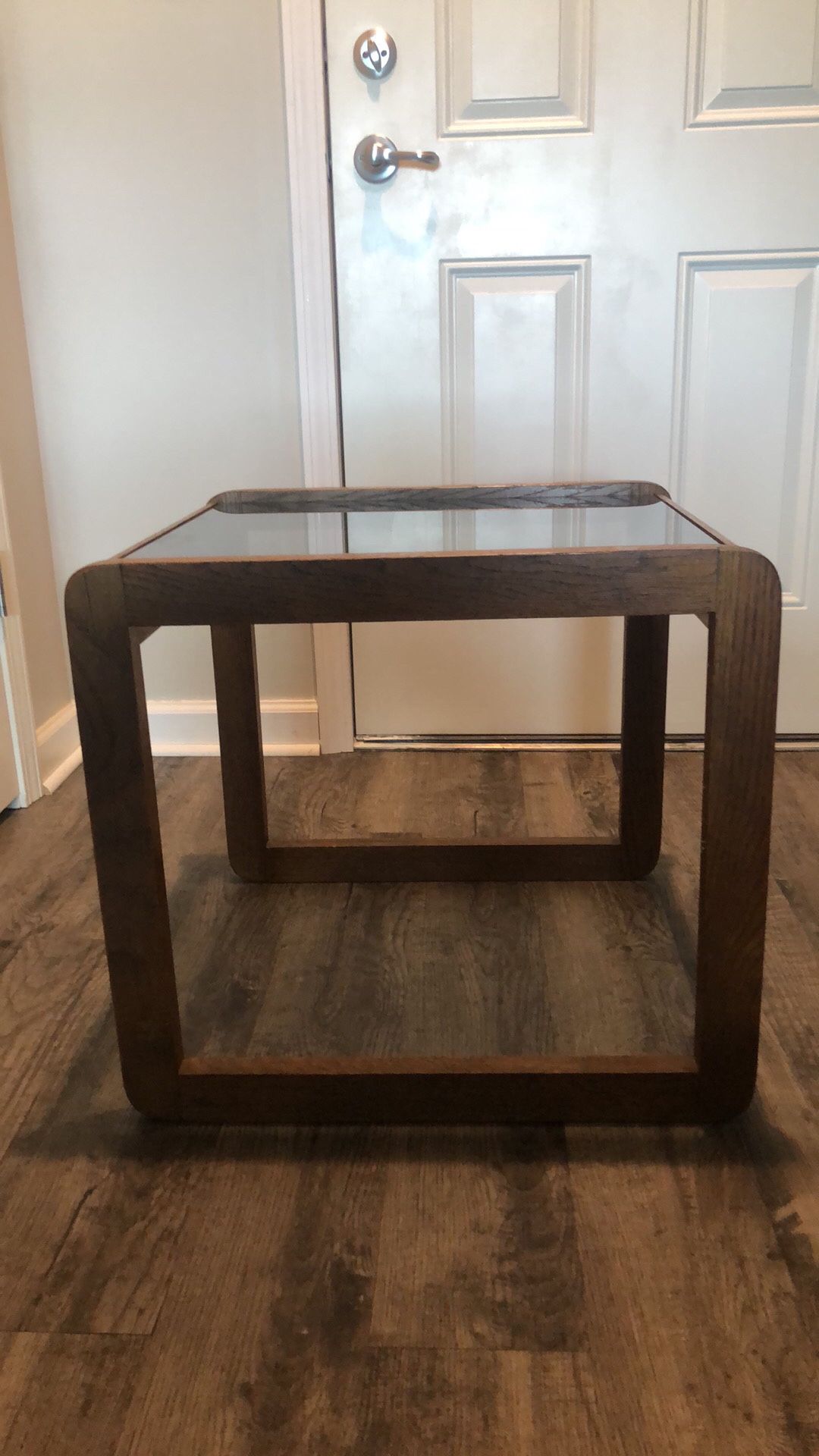 Glass Side Table