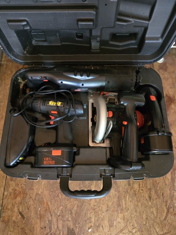 TMT Power Tool Set In Solid Case