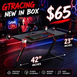 GTRACING GAME DESK NEW
