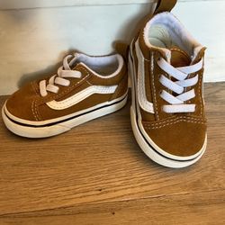 Vans Old School Infant Size 4 Elastic
