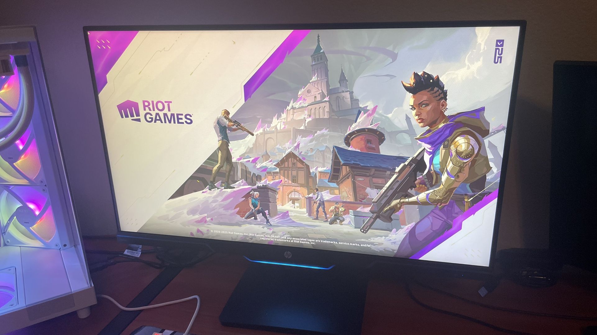 24.5 Inch HP 25mx Gaming Monitor 144hz 1920x1080p