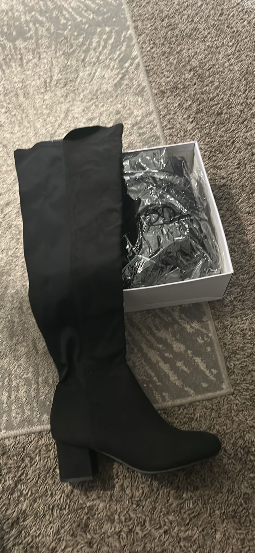 Black Thigh, High Boots Brand New Size 9