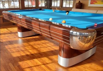 Brunswick Anniversary Edition 9' pool table refurbished