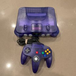 Nintendo 64 Grape Purple Funtastic Console 