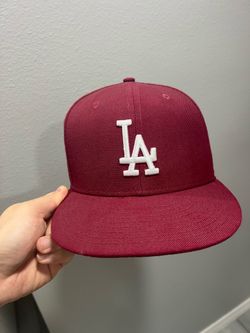 New Era 9FIFTY Los Angeles Dodgers Burgundy Snapback Hat MLB Adjustable Cap