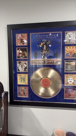 Carlos Santana autographed collage