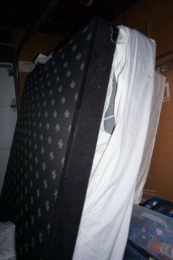 Queen bed with  mattress plus bed  frame