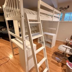 Twin Loft Bed With Desk