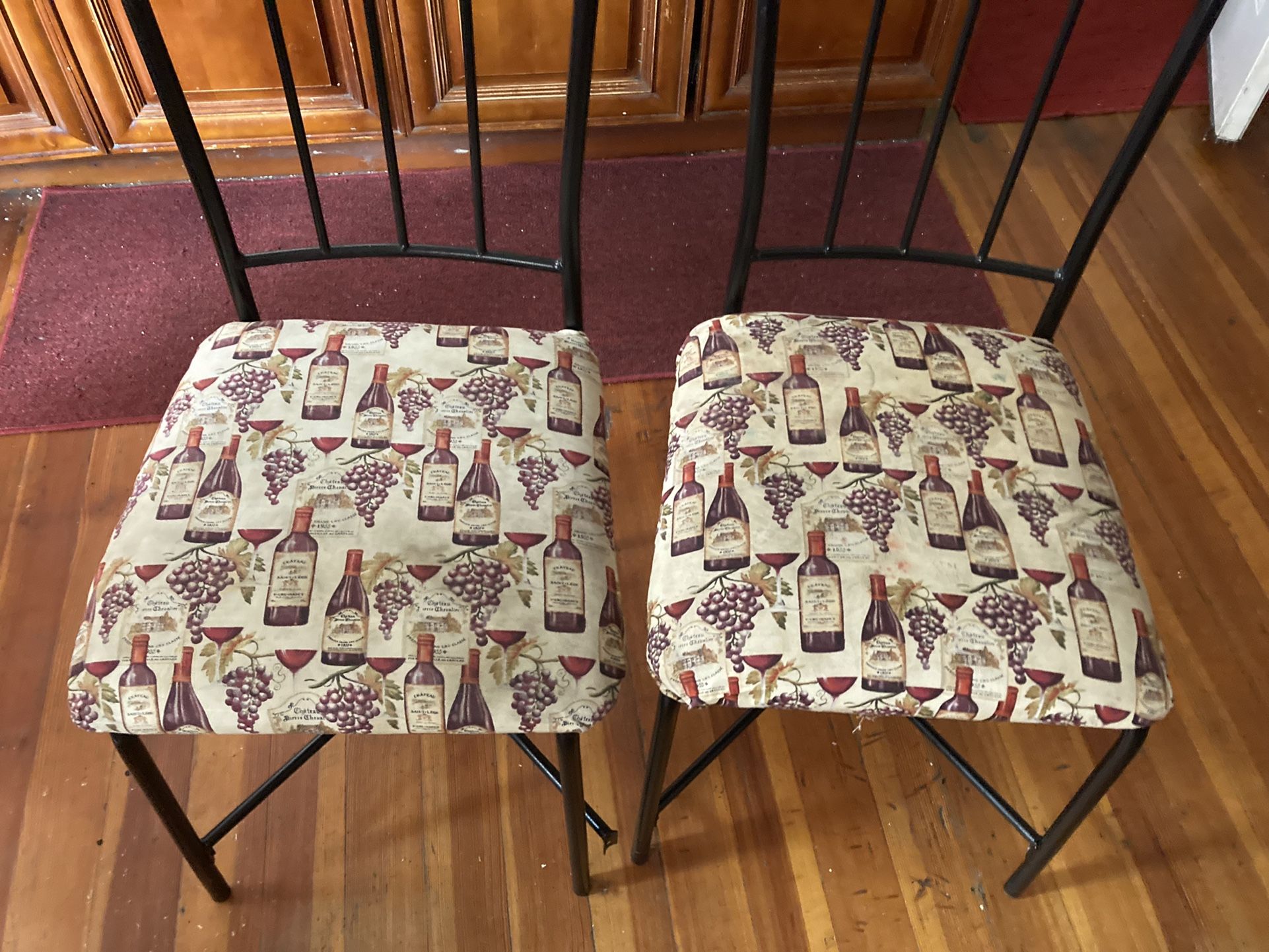 2 Metal Chairs