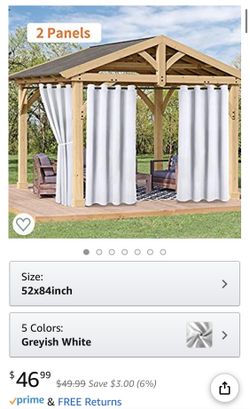 Indoor/ outdoor curtains