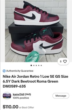 Jordan 1 Low SE Dark Beetroot Roma