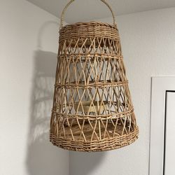 1FT Brown rattan candle holder