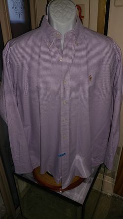 Men dry clean only Ralph Lauren polo shirt size large