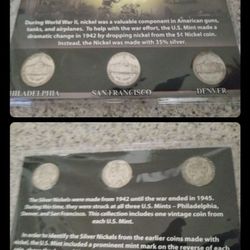 The second world coins Silver set  