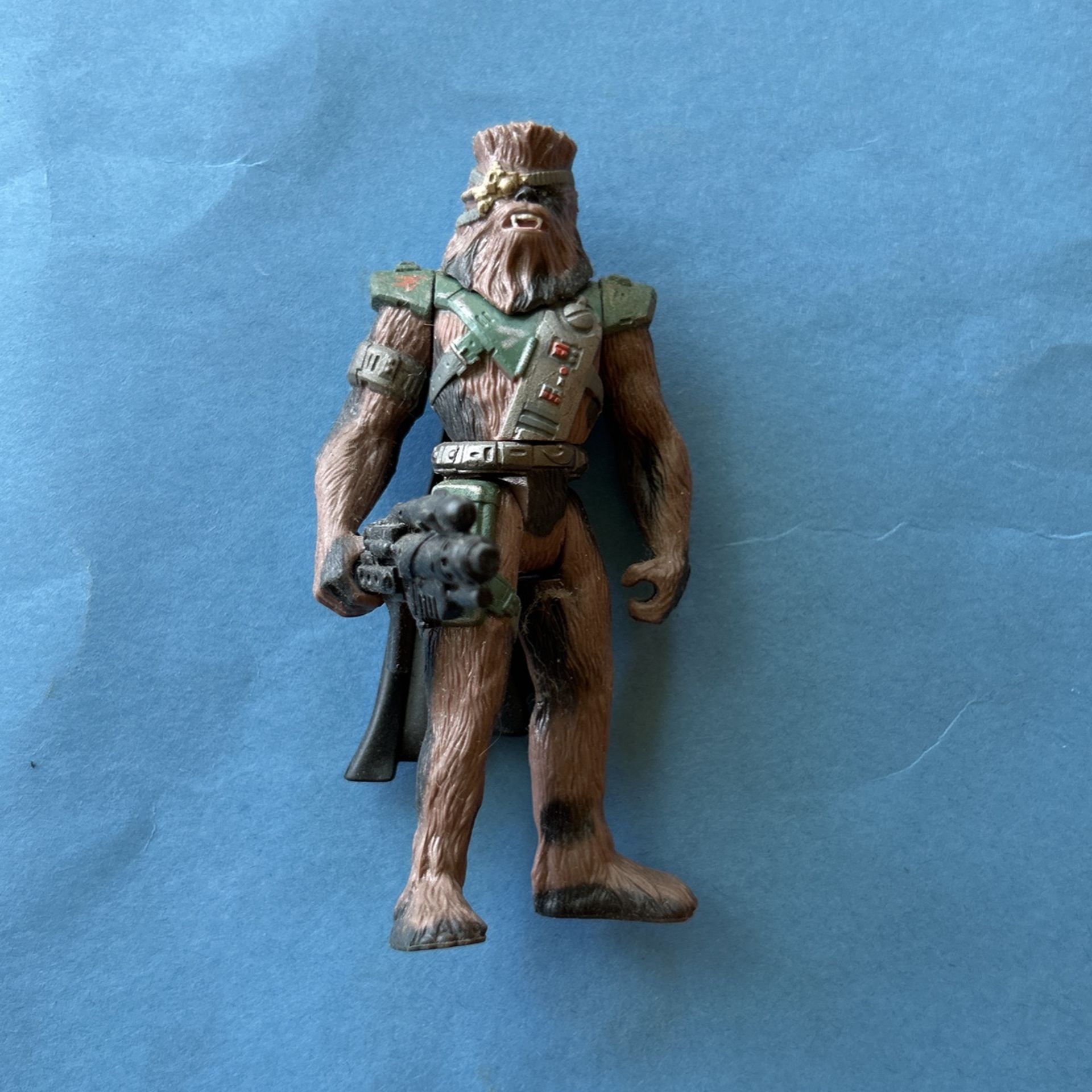 STAR WARS ACTION FIGURES CHEWBACCA BOUNTY HUNTER DISGUISE 1996