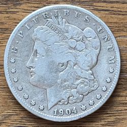 1904-S KEY DATE MORGAN SILVER DOLLAR!