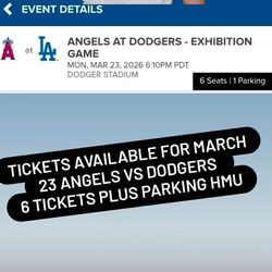 Dodger Tickets March 23