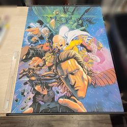 One Punch Man Wall Scroll Large
