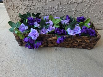 Home decor purple flowers