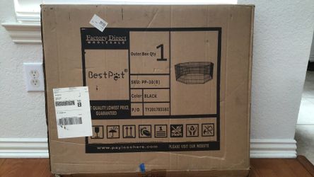 PayLessHere metal pet playpen and Crate