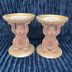 Bath And Body Cute Candle Holders 