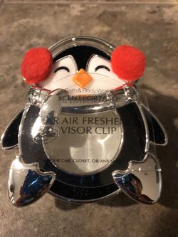 Bath and Body Works Holiday Season Christmas Car Air Freshener Holder Clip