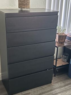 Black dresser