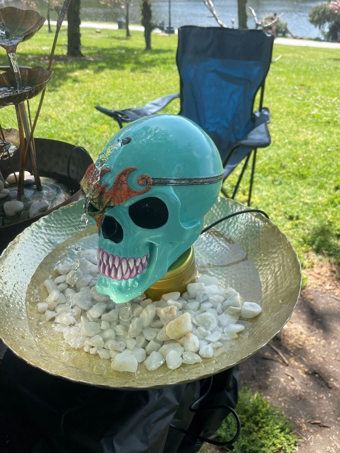 Skull Water Fountain