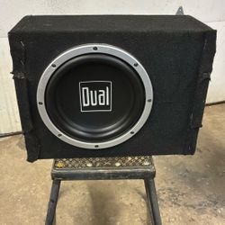 Dual audio 10” subwoofer