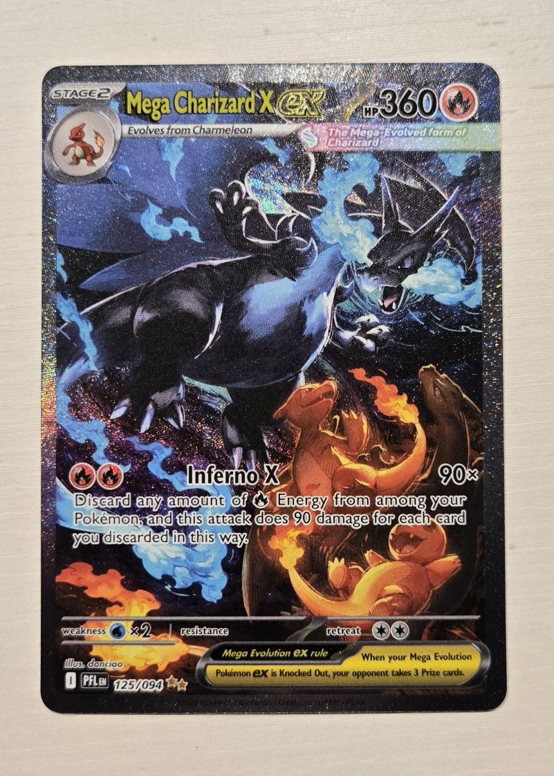 Mega Charizard X Ex 125/094