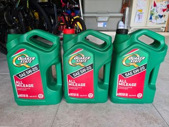 Quaker State High Mileage 5w-20 Motor Oil, 5 Quart