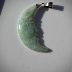 Jade moon Pendant 