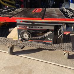 Craftsman  3 hp Motor  10 Inch Blade 