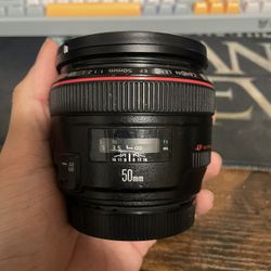 Canon EF 50mm F1.2 L USM lens