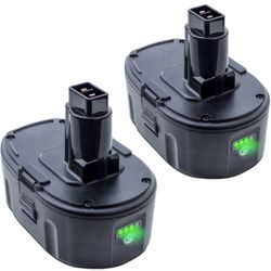 DTK 2Pack 7.0Ah Lithium-Ion Battery Replacement for Dewalt 18V 