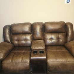 Leather Sofa 