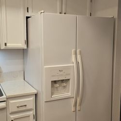 Whirlpool Refrigerator Side By Side 24 Cubic Feed