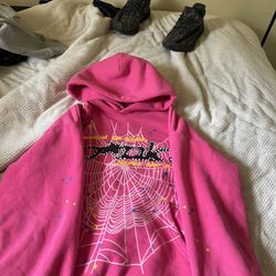 pink Spider Hoodie 