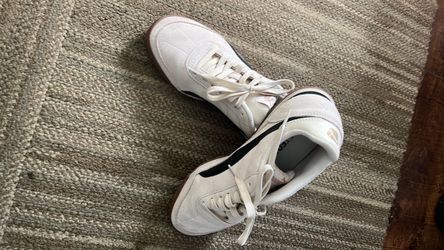 Puma White Suede Low-Top Sneakers