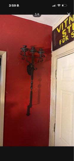 Gothic style Wall candle holder 37 tall
