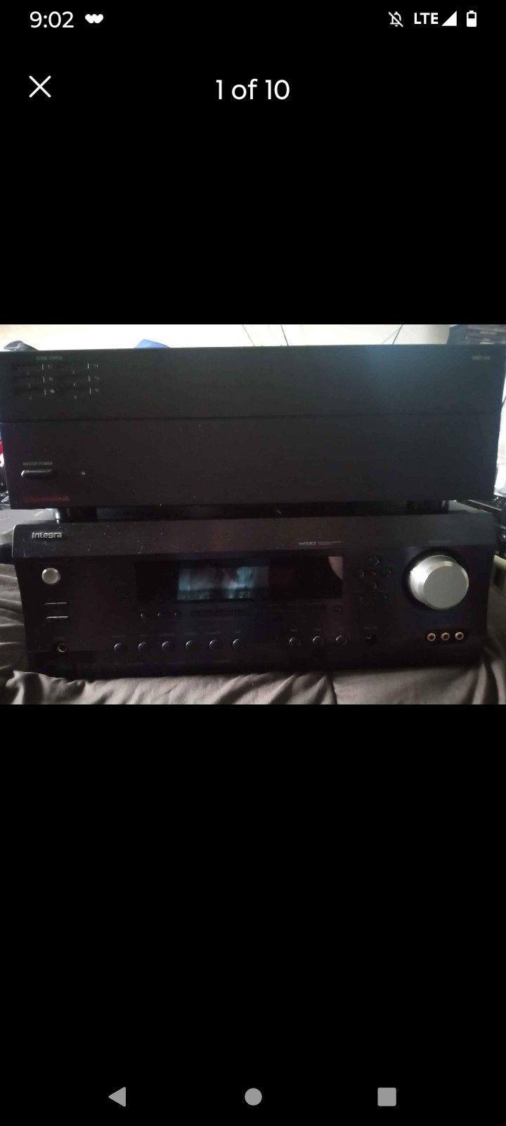 home theater equipment receiver and amp and accessories