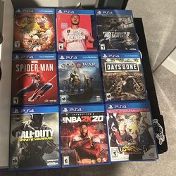 PS4 games