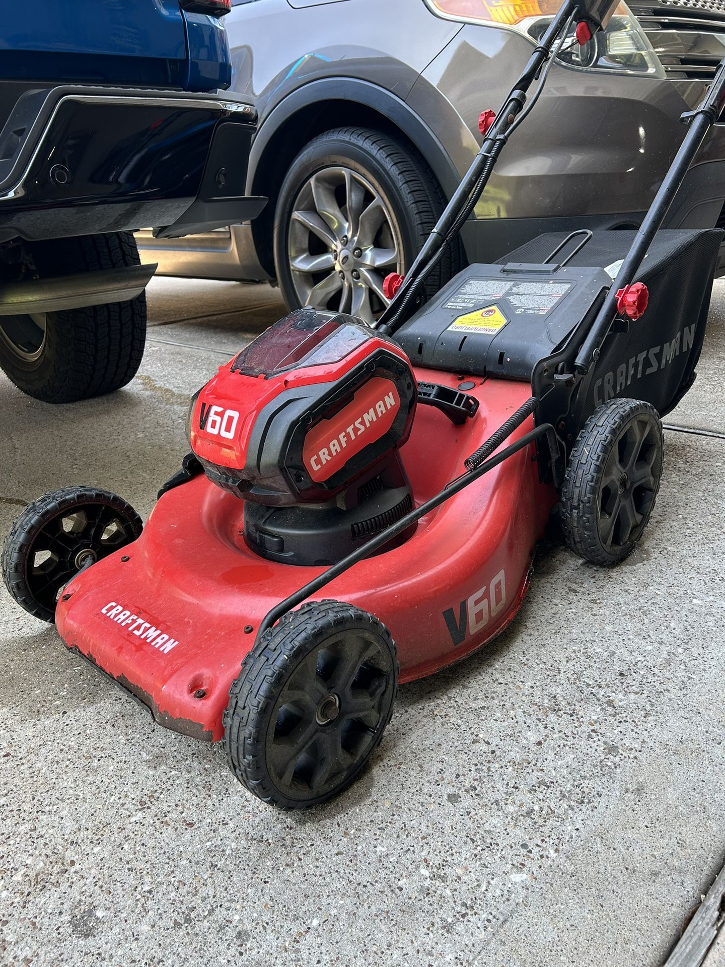 Electric lawnmower craftsman
