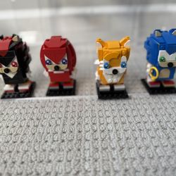 LEGO Brickheadz 40672 Sonic the Hedgehog™: Knuckles & Shadow & Tails (retired legos)