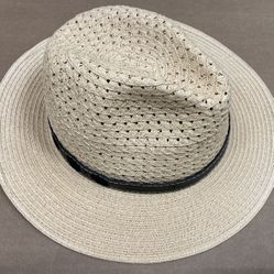 Authentic SCALA Hat by Dorman Pacific Company - Medium (but runs a bit roomy) - Perfect for Summer Del Mar Thoroughbred Club Racing Season 