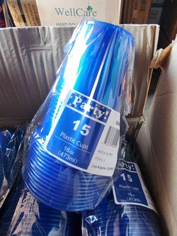 Blue Party Cups