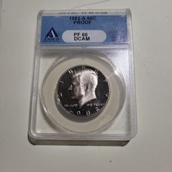 1982-S, 50C PROOF Certified ANACS GEM!